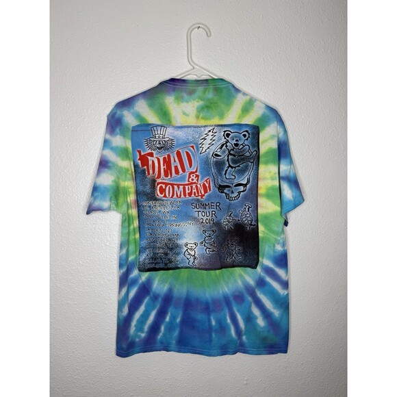 Dead And Company 2019 Tour T Shirt Mens Size Large Grateful Dead Tie Dye Hippie - Picture 7 of 16